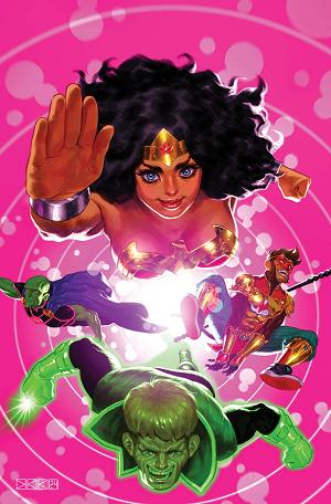 Justice League Unlimited #3 CVR G CVR G INC 1:50 DEREK KIRK KIM CARD STOCK cover