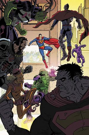 Superman #22 CVR F CVR F INC 1:25 DAVID LAPHAM CARD STOCK cover