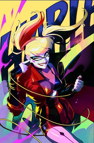 Harley Quinn #47 CVR E CVR E INC 1:25 KNIGHT ZHANG CARD STOCK cover