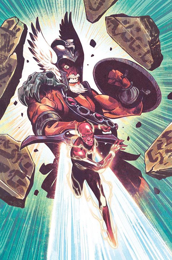 Flash #17 cover by Mike Del Mundo