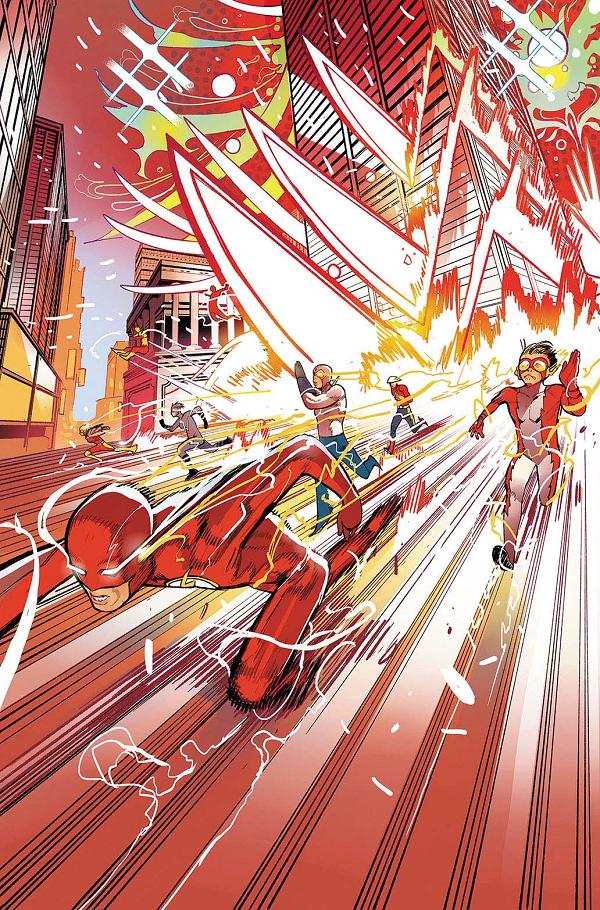 Flash #17 variant cover by Baldemar Rivas