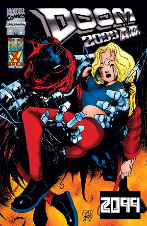 Doom 2099 (1993) #36 cover