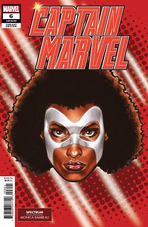 Captain Marvel #6 MARK BROOKS HEADSHOT cover