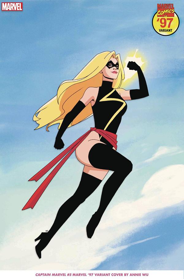 Captain Marvel #5 ANNIE WU MARVEL 97 cover