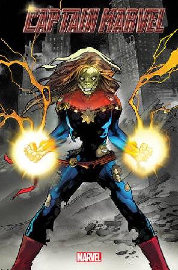 Captain Marvel #1 variant cover by Jan Bazaldua