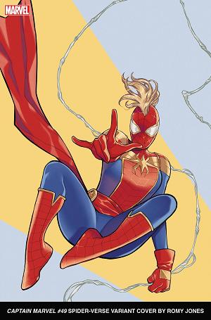 Captain Marvel #49 ROMY JONES SPIDER-VERSE cover
