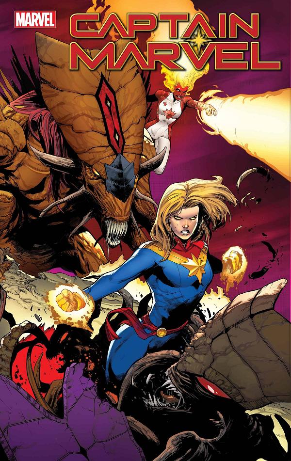 Captain Marvel #48 cover by Juan Frigeri