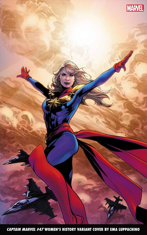 Captain Marvel #47 LUPACCHINO WOMENS HISTORY MONTH cover