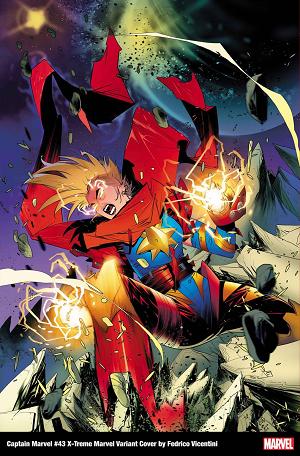 Captain Marvel #43 VICENTINI X-TREME MARVEL cover