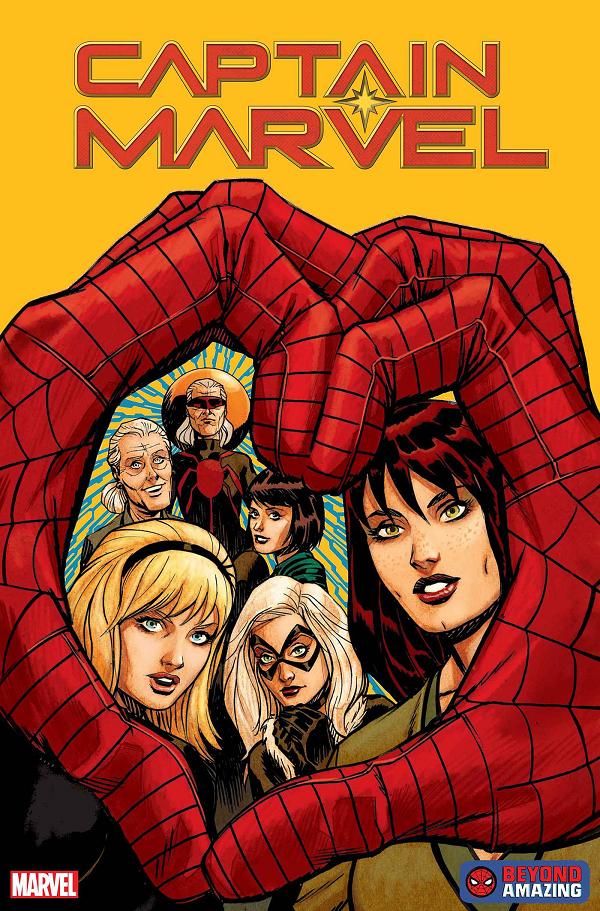 Captain Marvel #41 JOHNSON BEYOND AMAZING SPIDER-MAN cover