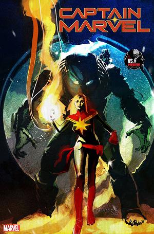 Captain Marvel #40 NORD PREDATOR cover