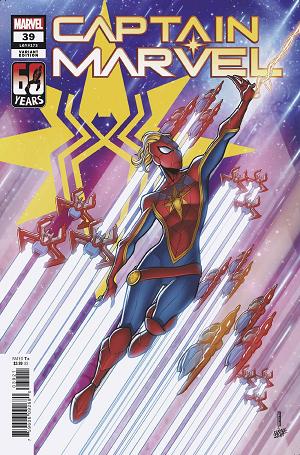 Captain Marvel #39 BALDEON SPIDER-MAN cover