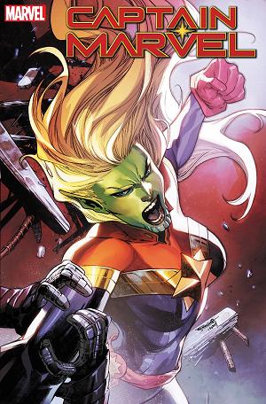 Captain Marvel #38 SEGOVIA SKRULL cover
