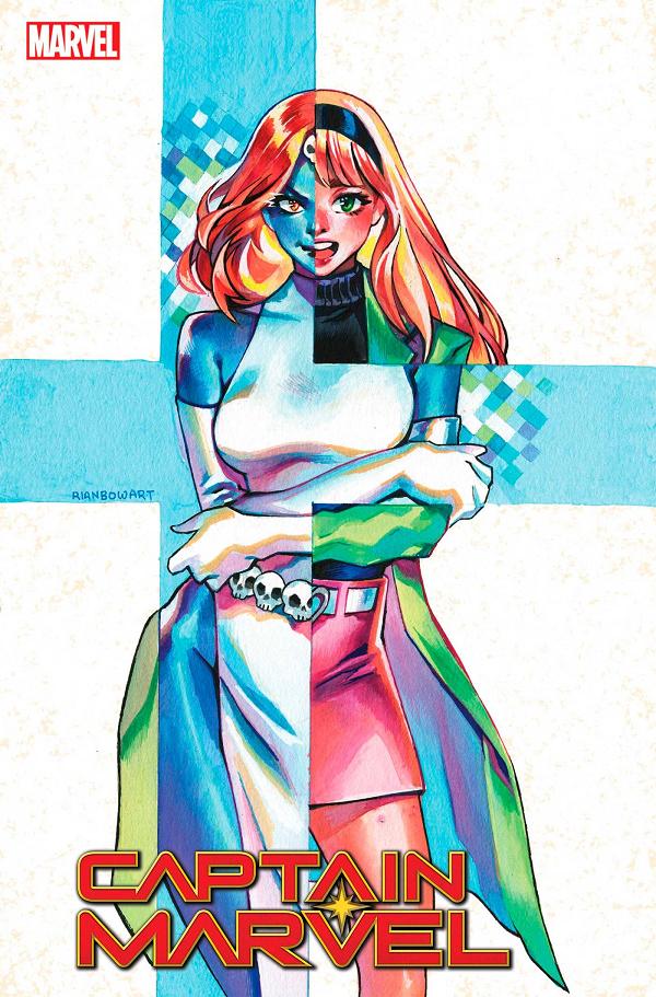 Captain Marvel #37 GONZALES X-GWEN cover