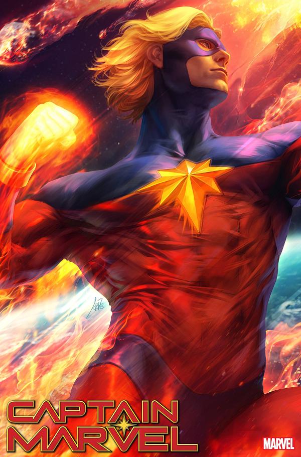 Captain Marvel #34 ARTGERM TEASER cover
