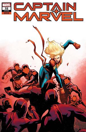 Captain Marvel #32 GARBETT cover