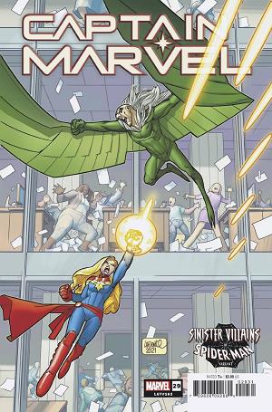 Captain Marvel #29 LAFUENTE SPIDER-MAN VILLAINS cover