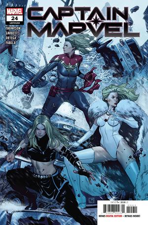 Captain Marvel #24 cover