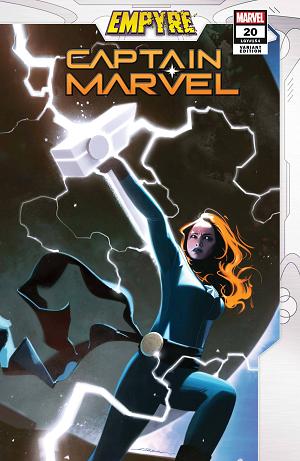 Captain Marvel #20 DEKAL EMPYRE cover