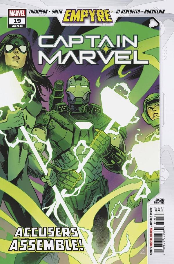 Captain Marvel #19 2ND PTG SMITH cover