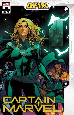 Captain Marvel #18 MORA EMPYRE cover