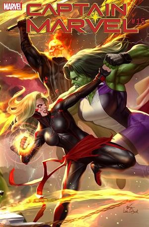 Captain Marvel #15 INHYUK LEE CONNECTING cover