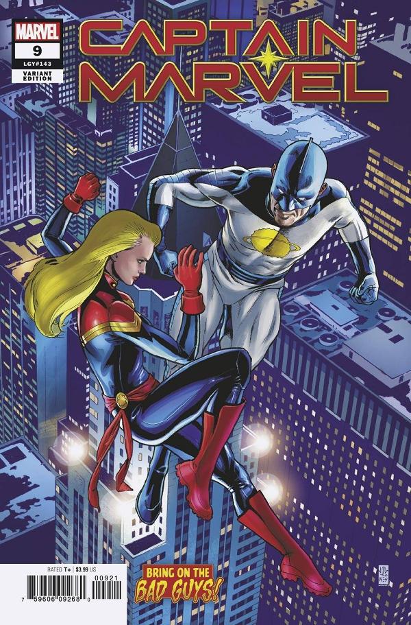 Captain Marvel #9 JONES BOBG cover