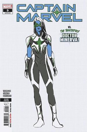 Captain Marvel #9 2ND PTG CARNERO cover