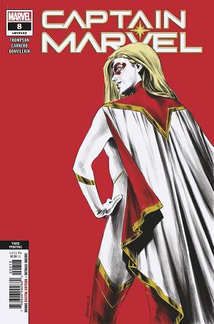 Captain Marvel #8 3RD PTG CARNERO cover