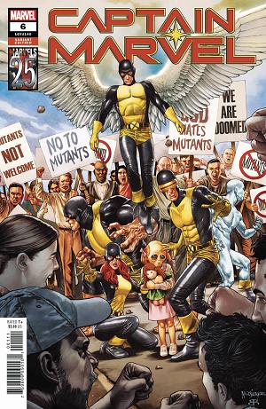 Captain Marvel #6 SUAYAN MARVELS 25TH TRIBUTE cover