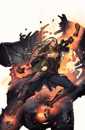 Captain Marvel #4 PAREL ASGARDIAN cover