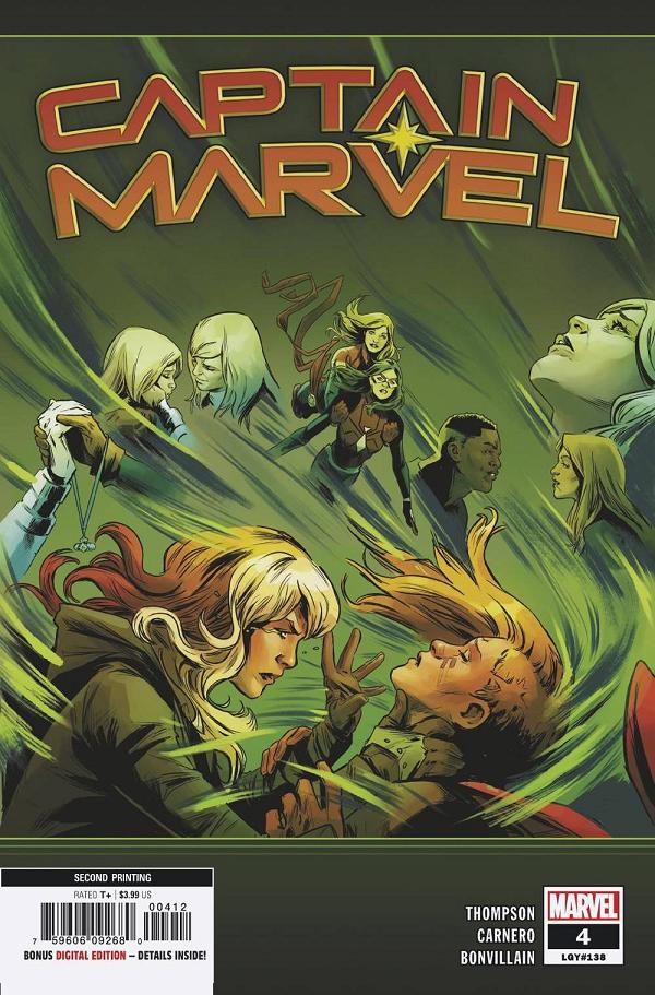 Captain Marvel #4 2ND PTG CARNERO cover