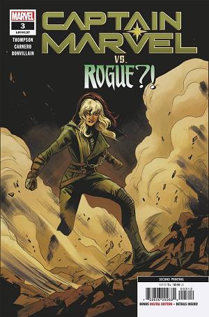 Captain Marvel #3 2ND PTG CARNERO cover