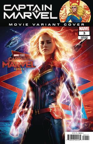 Captain Marvel #3 MOVIE cover