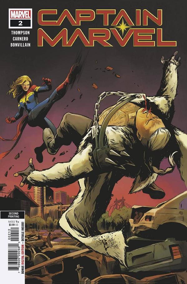 Captain Marvel #2 variant cover by Amanda Conner