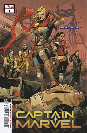 Captain Marvel #1 2ND PTG CARNERO cover