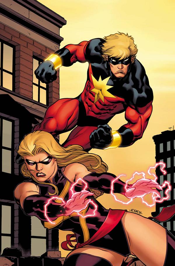 Captain Marvel #2 cover by Ed McGuinness