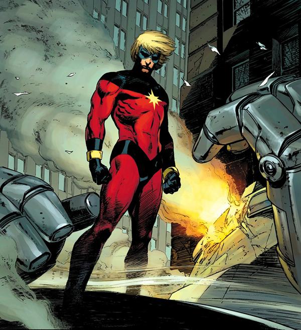 Captain Marvel #1 cover by Ed McGuinness
