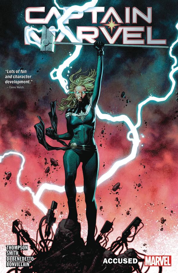 Captain Marvel Tp Vol 04 Accused cover by Jorge Molina