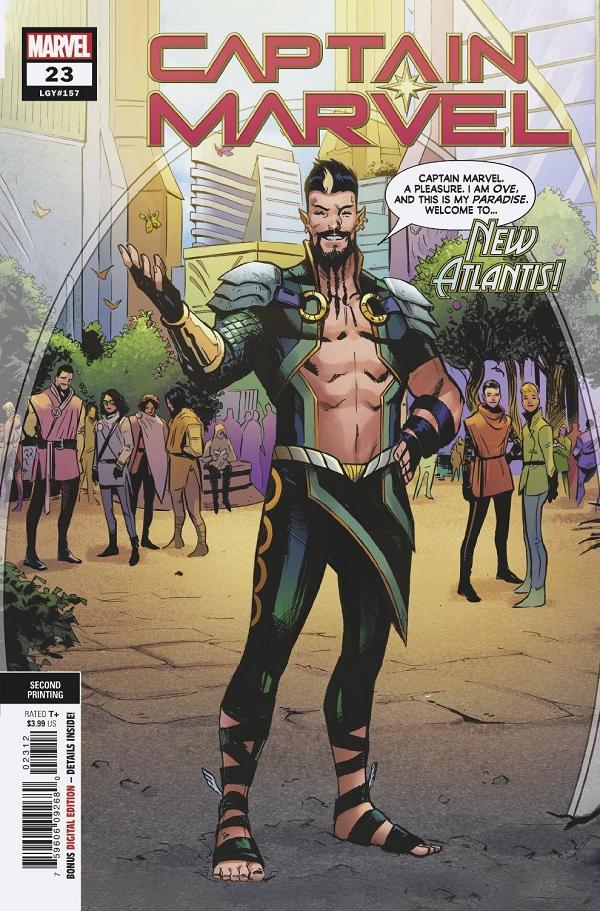 Captain Marvel #23 2ND PTG cover