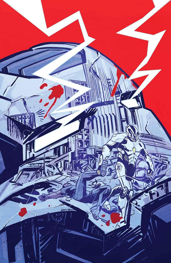 Iron Patriot #3 cover by Garry Brown