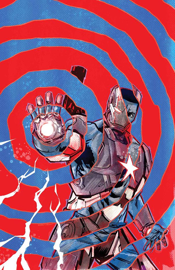 Iron Patriot #1 cover by Garry Brown