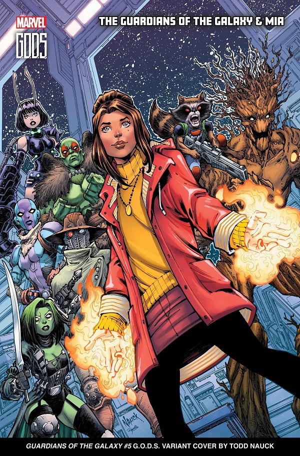 Guardians Of The Galaxy #5 TODD NAUCK GODS cover