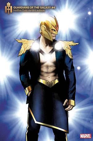 Guardians Of The Galaxy #4 LEE GARBETT HELLFIRE GALA cover