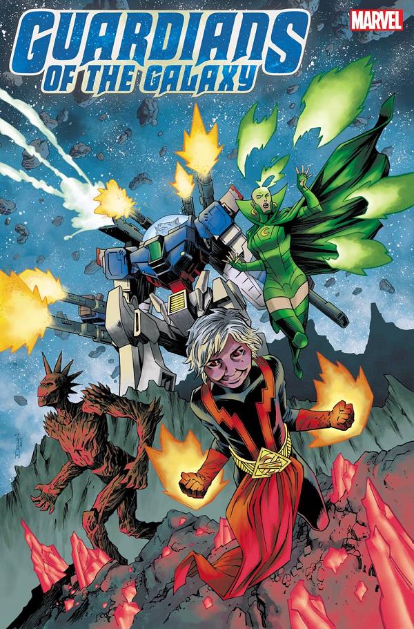Guardians Of The Galaxy #12 variant cover by Declan Shalvey