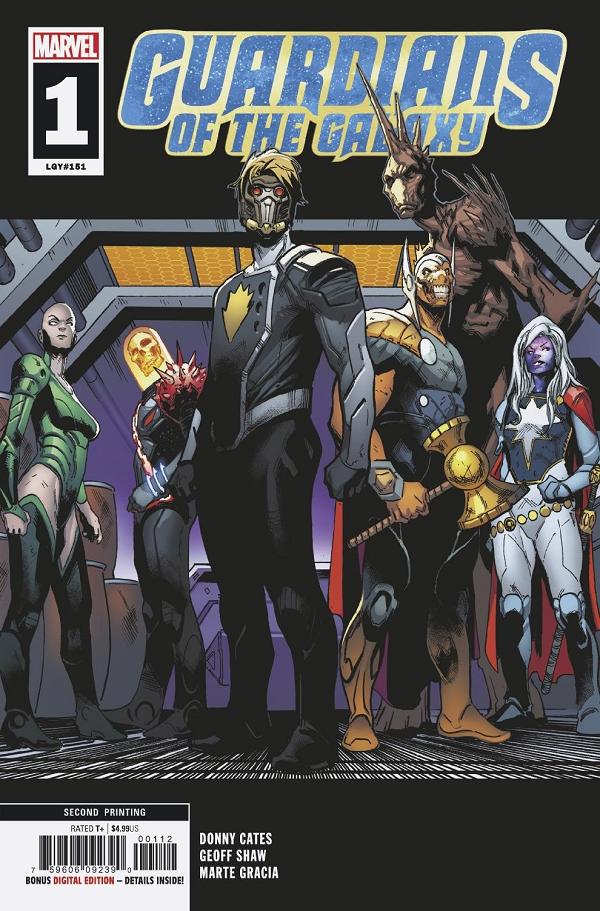 Guardians Of The Galaxy #1 variant cover by David Marquez