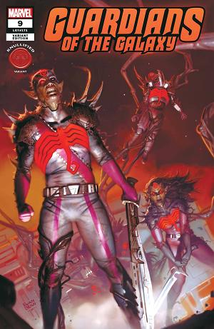 Guardians Of The Galaxy #9 BROWN KNULLIFIED cover