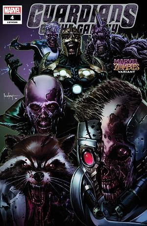 Guardians Of The Galaxy #4 SUAYAN MARVEL ZOMBIES cover
