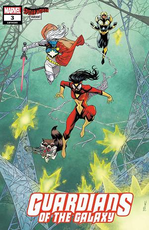 Guardians Of The Galaxy #3 SHALVEY SPIDER-WOMAN cover