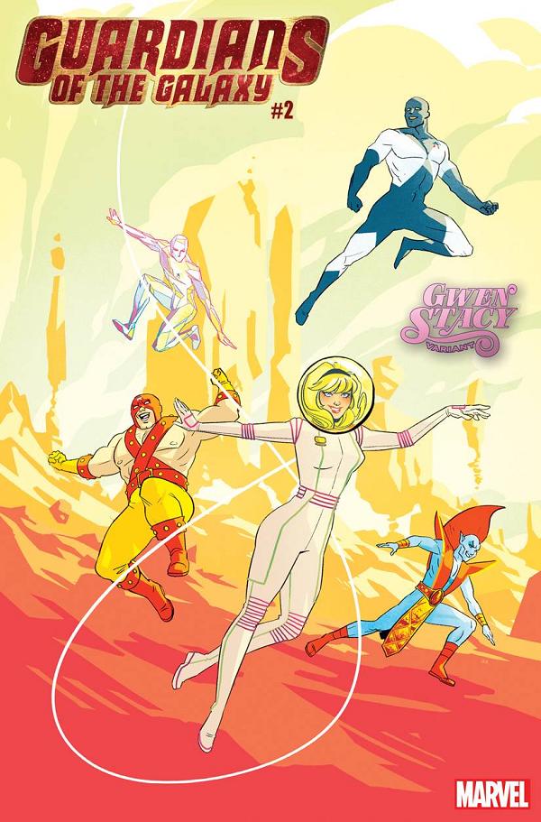 Guardians Of The Galaxy #2 variant cover by Annie Wu